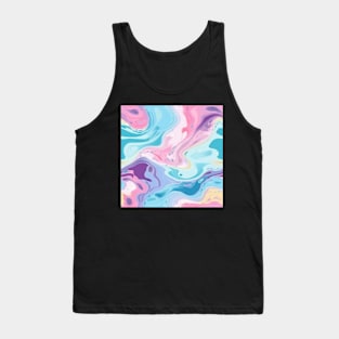 Abstract oil and water mix background Tank Top